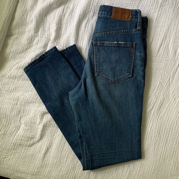 Madewell High Rise Blue Jeans - Picture 2 of 4